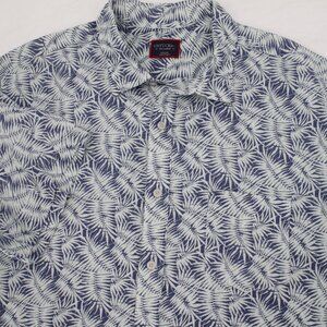 untuckit shirt men's 2XL driscoll short sleeve button up floral linen casual